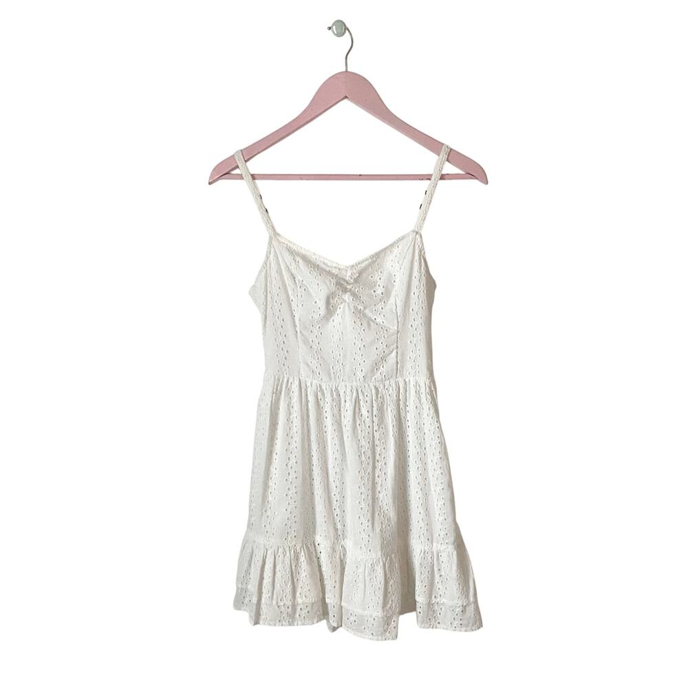 Hollister White Cotton Dress